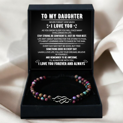 To My Daughter - Love You Forever - Black