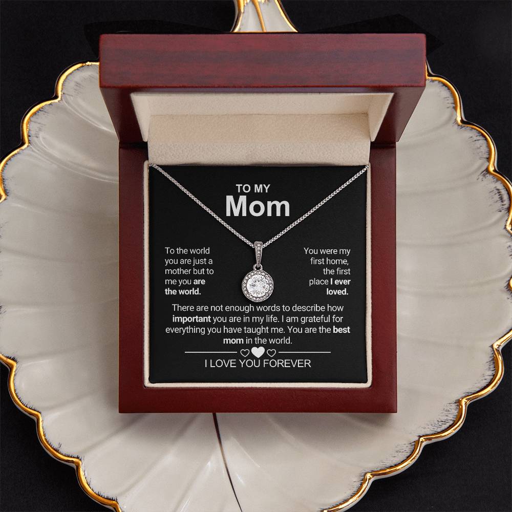 To My Mom - First Home - Eternal Hope Necklace