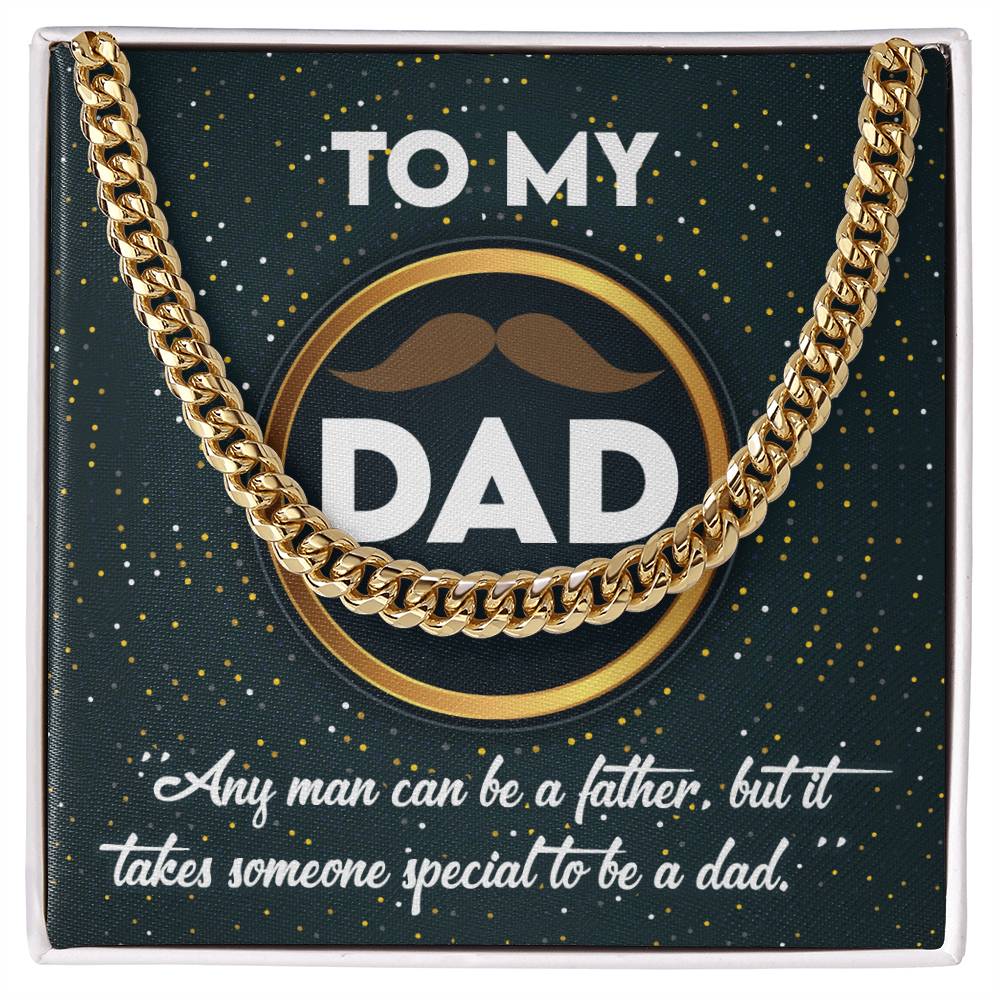 Dad - Be A Dad - Cuban Chain Link Necklace