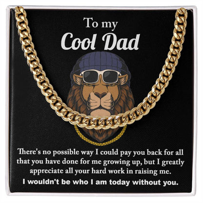 Dad - Cool Dad - Cuban Chain Link Necklace