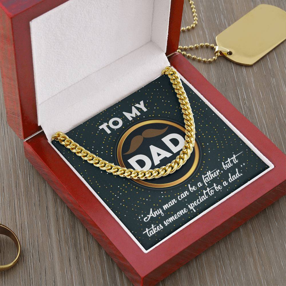 Dad - Be A Dad - Cuban Chain Link Necklace