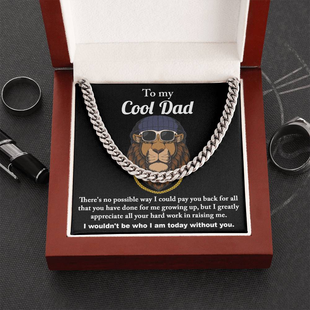 Dad - Cool Dad - Cuban Chain Link Necklace