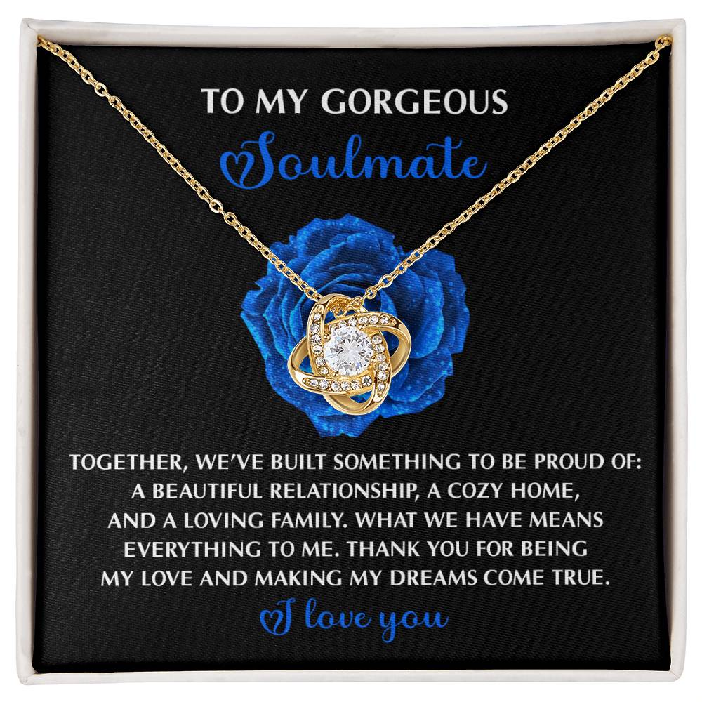 Soulmate - Dreams Come - True Love Knot Necklace