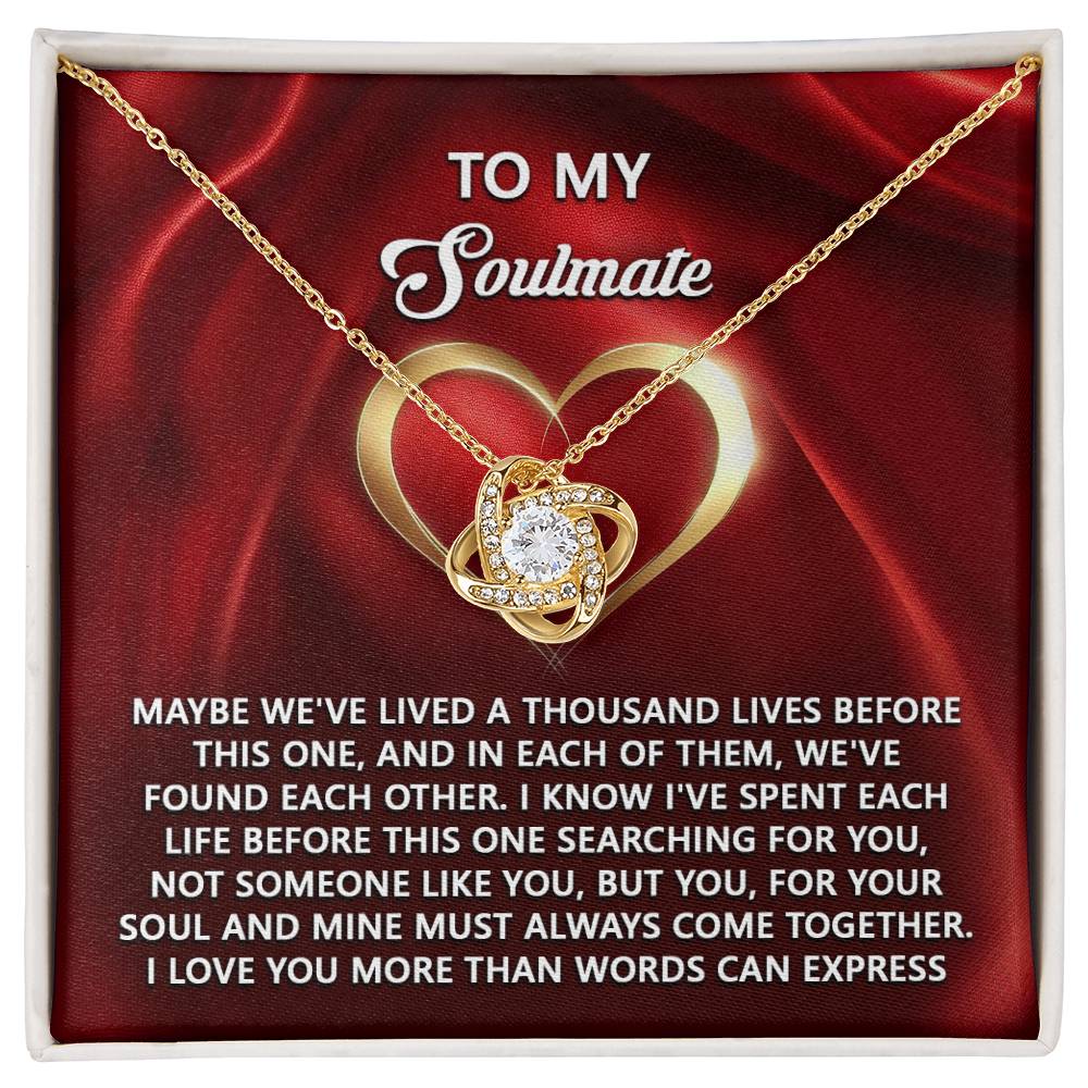 Soulmate - Your Soul - Love Knot Necklace