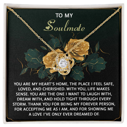 Soulmate - Forever Person - Love Knot Necklace