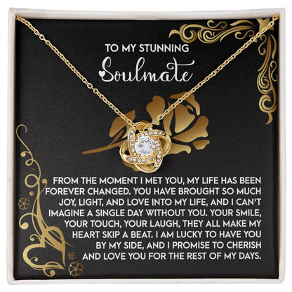 Soulmate - I Met You 2 - Love Knot Necklace