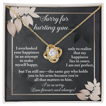 Sorry - Lies In Yours - Love Knot Necklace