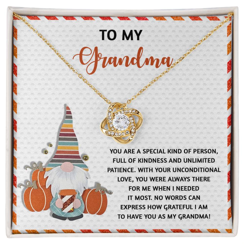 Grandma - Needed It Most - Love Knot Necklace