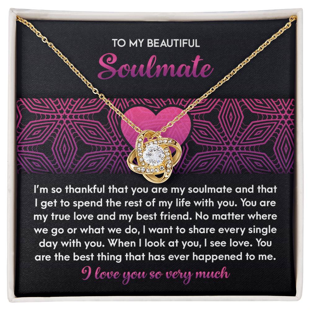 Soulmate - I See Love - Love Knot Necklace