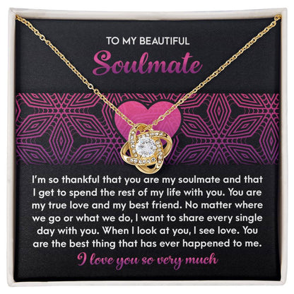 Soulmate - I See Love - Love Knot Necklace