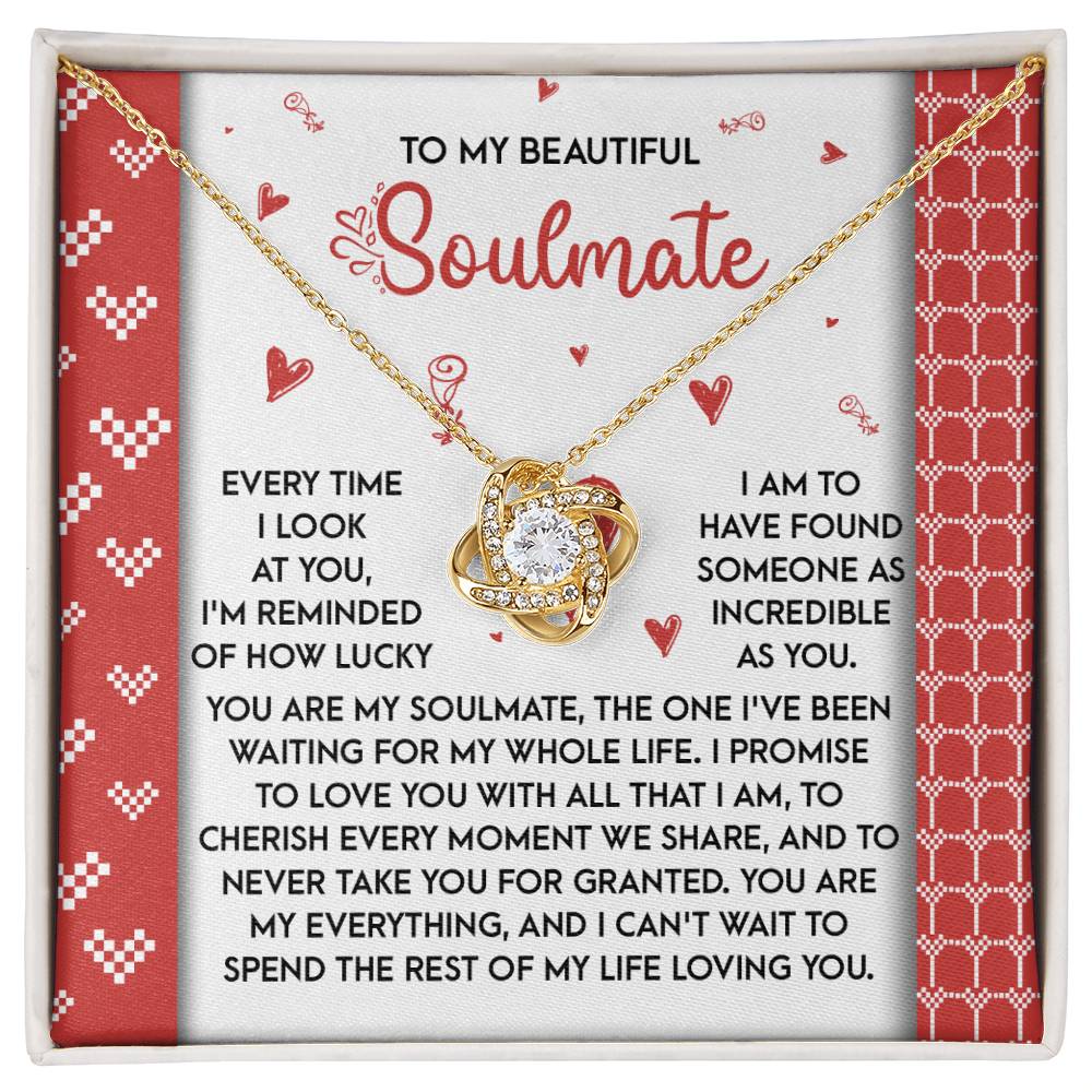 Soulmate - My Whole Life - Love Knot Necklace