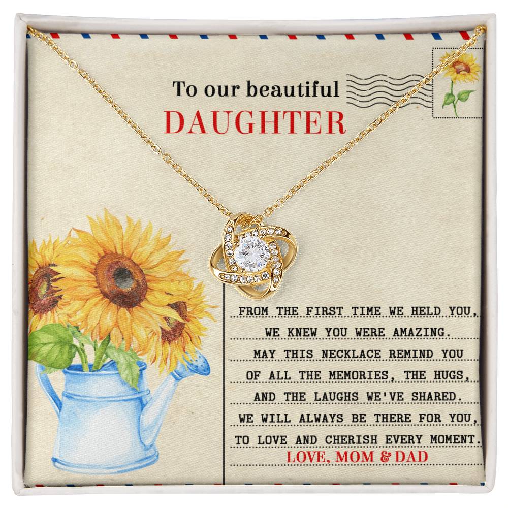 Daughter - The First Time - Love Knot Necklace