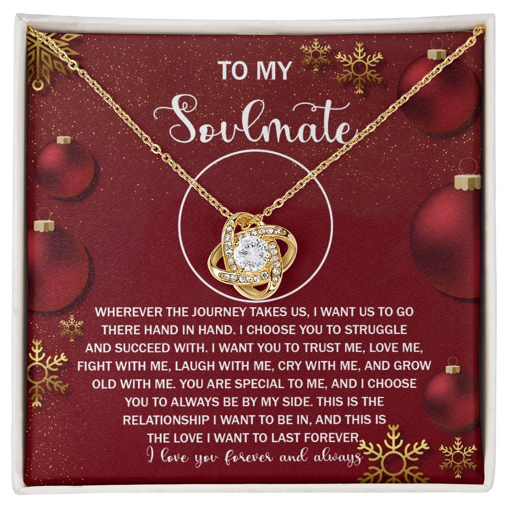 Soulmate - By My Side 2 - Love Knot Necklace