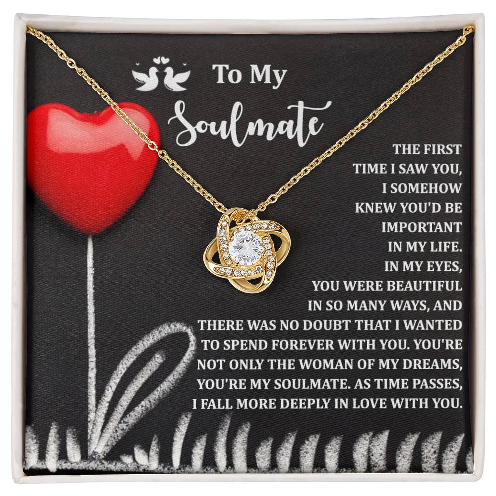 Soulmate - Forever With You - Love Knot Necklace