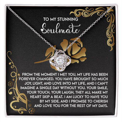 Soulmate - I Met You 2 - Love Knot Necklace