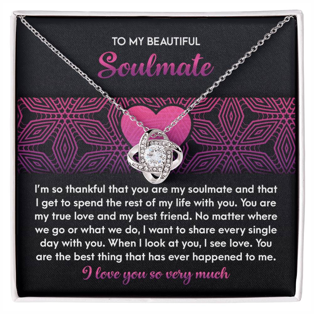 Soulmate - I See Love - Love Knot Necklace