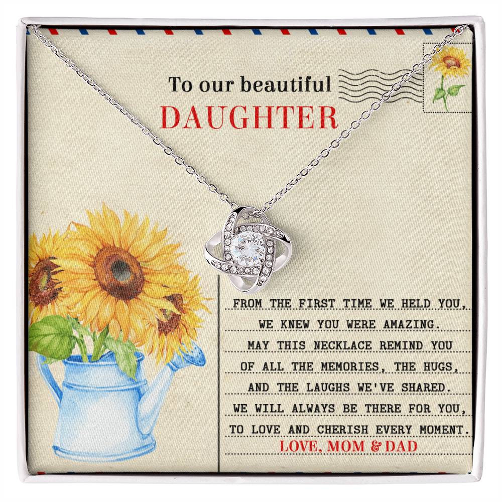 Daughter - The First Time - Love Knot Necklace