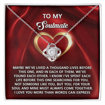 Soulmate - Your Soul - Love Knot Necklace