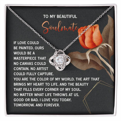 Soulmate - A Masterpiece - Love Knot Necklace