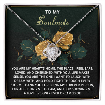 Soulmate - Forever Person - Love Knot Necklace