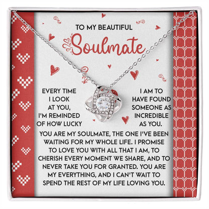 Soulmate - My Whole Life - Love Knot Necklace