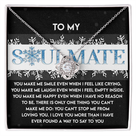 Alma gemela - Amándote - Collar de nudo de amor 