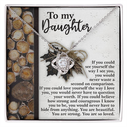 Daughter - Holds For You 2 - Love Knot Necklace