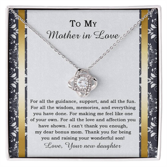 Mother-in-law - Of Your Own - Love Knot Necklace