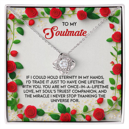 Soulmate - One Lifetime - Love Knot Necklace