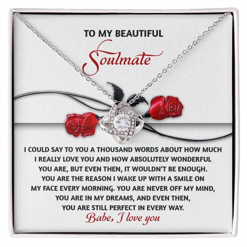 Soulmate - Every Morning - Love Knot Necklace