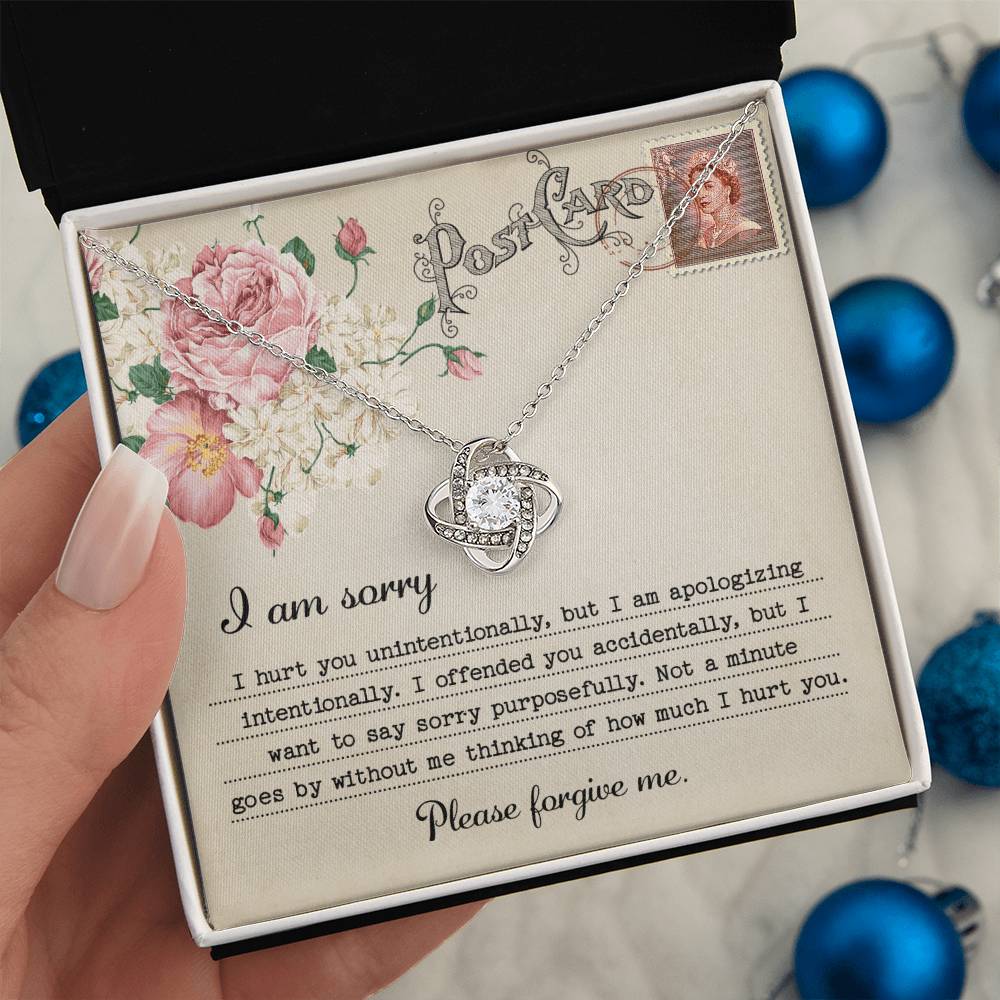 Sorry - Apologizing Intentionally - Love Knot Necklace