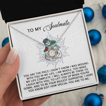 Soulmate - Laugh With You - Love Knot Necklace