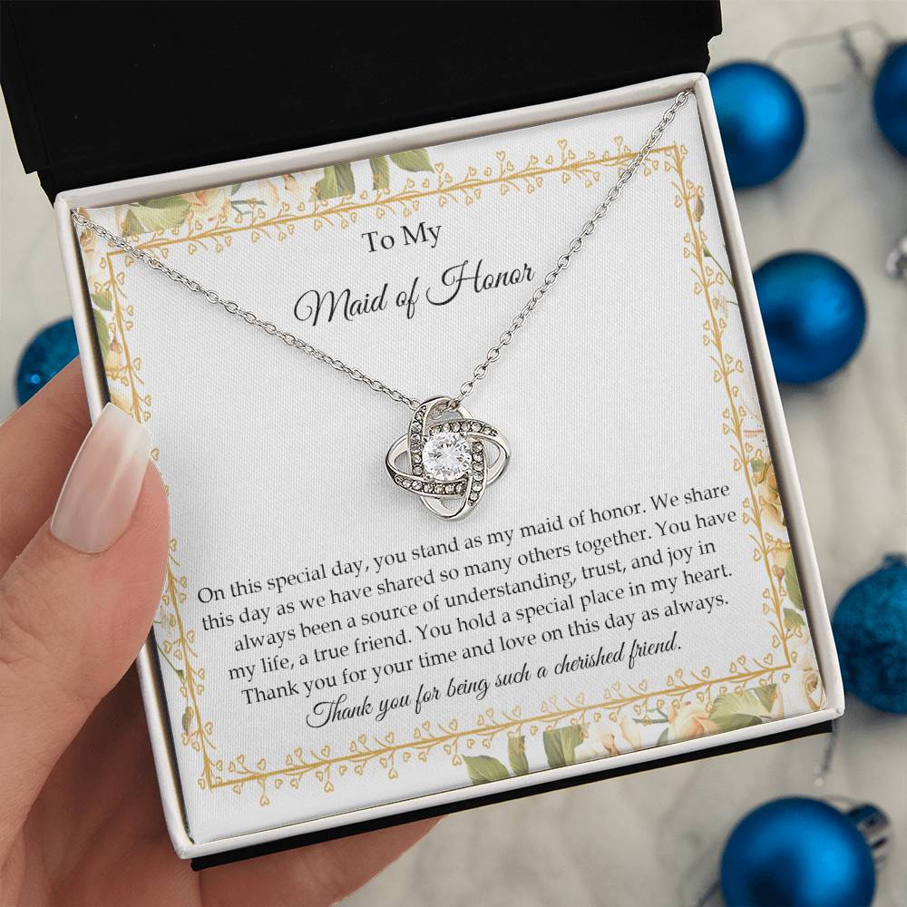 Maid of Honor - Share This Day - Love Knot Necklace