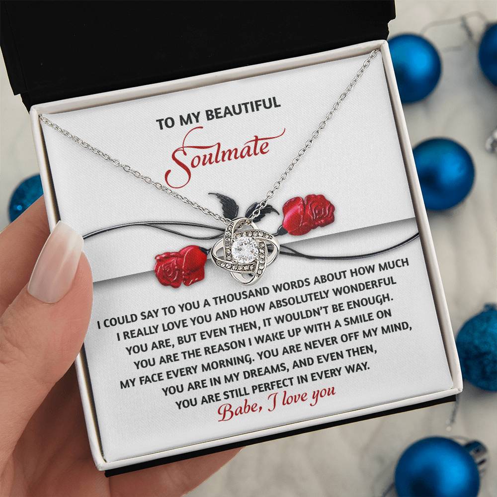 Soulmate - Every Morning - Love Knot Necklace