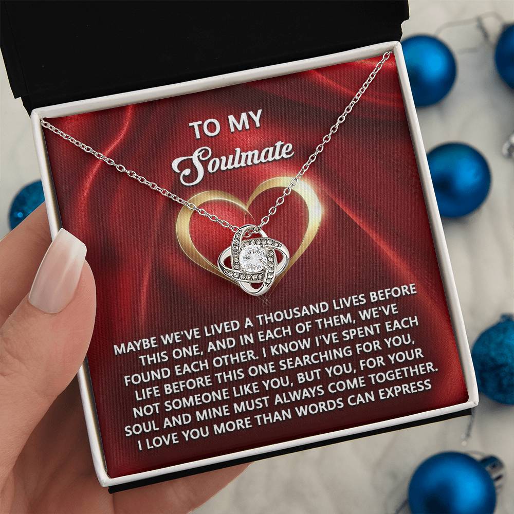 Soulmate - Your Soul - Love Knot Necklace