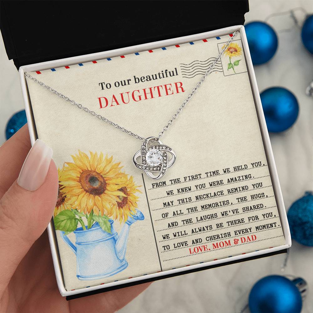 Daughter - The First Time - Love Knot Necklace