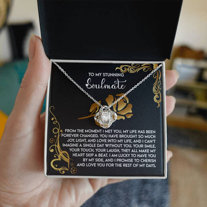 Soulmate - I Met You 2 - Love Knot Necklace