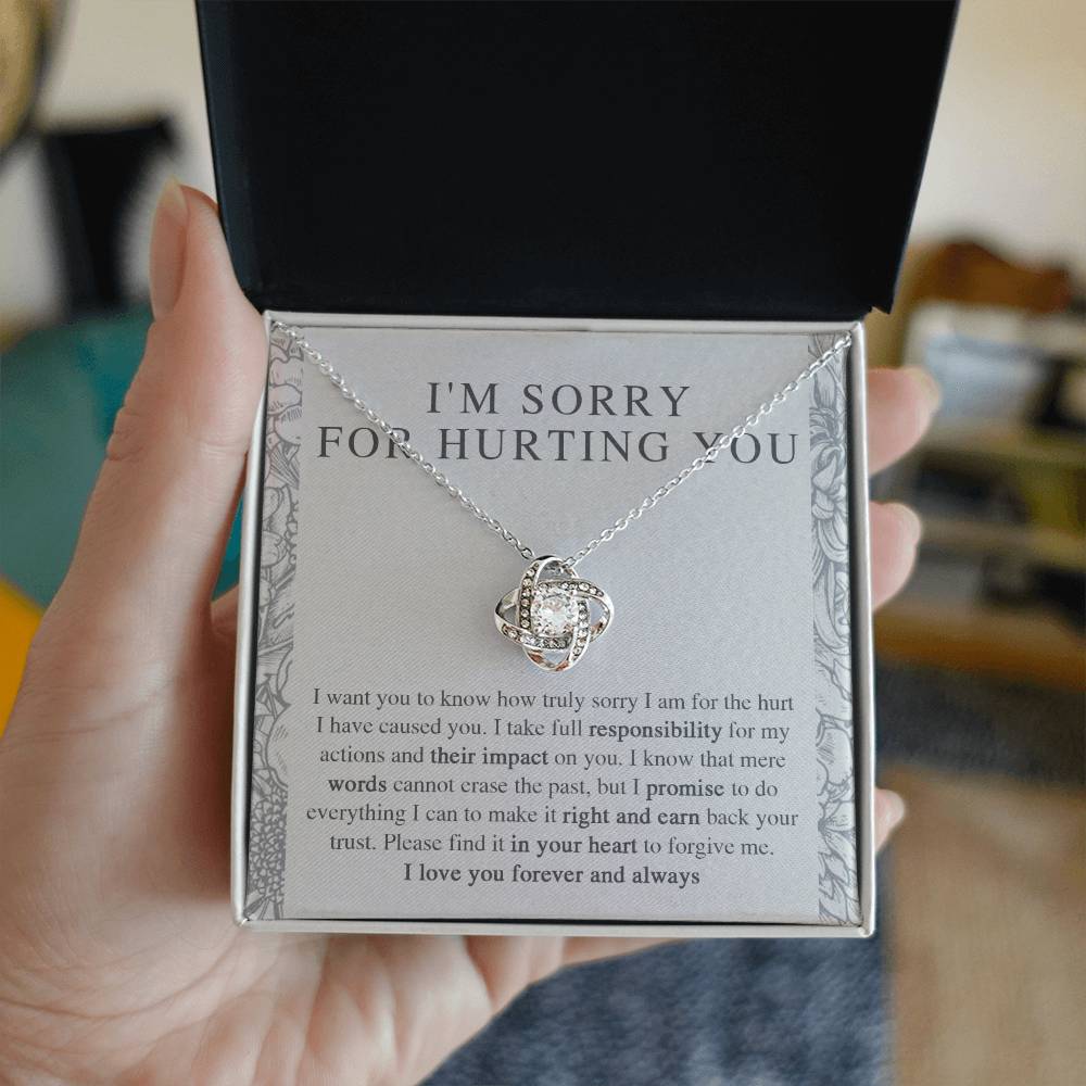 Sorry - Do Everything - Love Knot Necklace