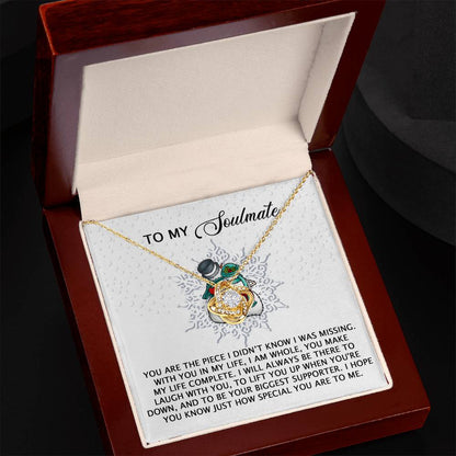 Soulmate - Laugh With You - Love Knot Necklace