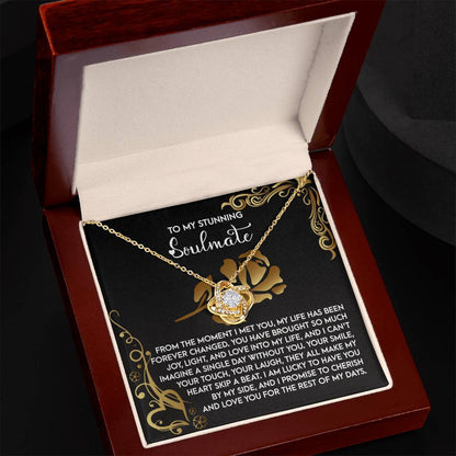 Soulmate - I Met You 2 - Love Knot Necklace