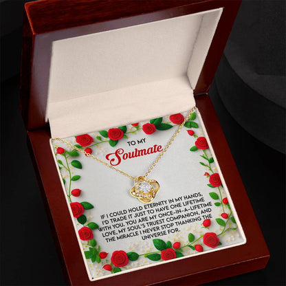 Soulmate - One Lifetime - Love Knot Necklace