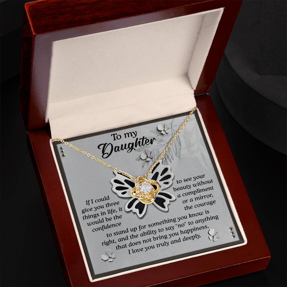 Daughter - See Your Beauty - Love Knot Necklace