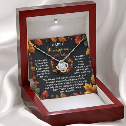 Thanksgiving - Lost My Way - Love Knot Necklace