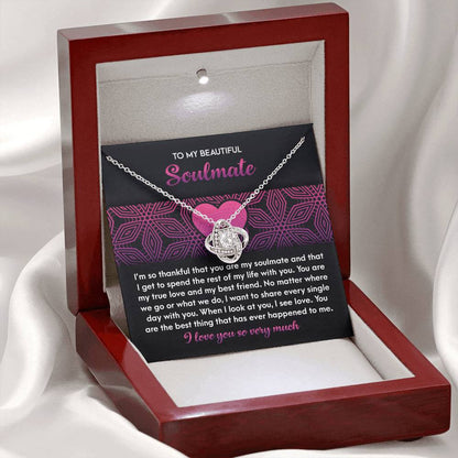 Soulmate - I See Love - Love Knot Necklace