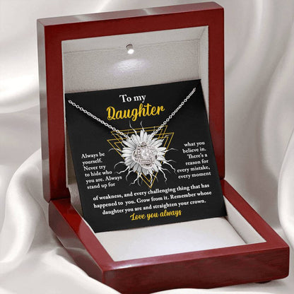 Daughter - Be Yourself - Love Knot Necklace