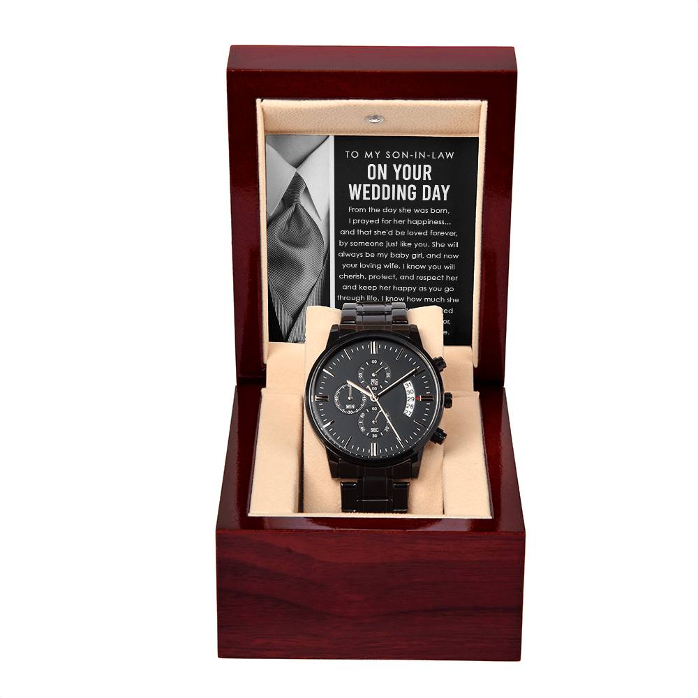 Son-in-Law - Hold Her Hand - Metal Chronograph Watch