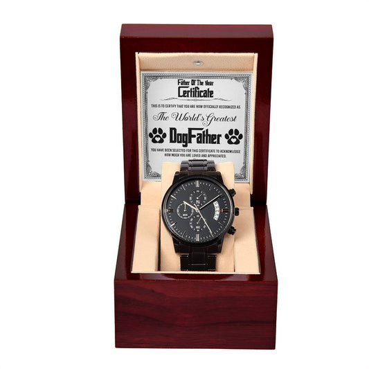 DogFather - The Year Certificate - Metal Chronograph Watch