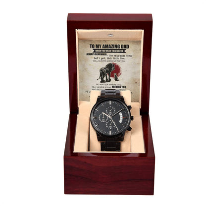 Dad - This Little Lion - Metal Chronograph Watch