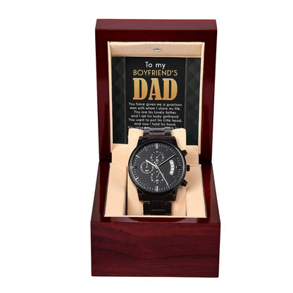 Boyfriend's Dad - The Man - Metal Chronograph Watch