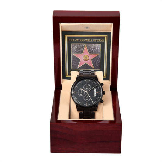 Father - Walk Of Fame - Metal Chronograph Watch